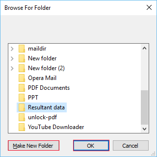 choose folder