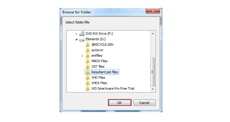 select resultant path