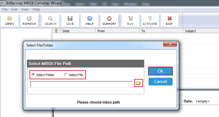 select file and folder