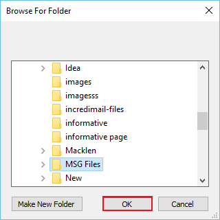 select msg file
