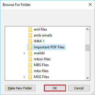 select pdf file